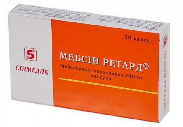 МЕБСИН РЕТАРД капс. 200 мг блистер №30