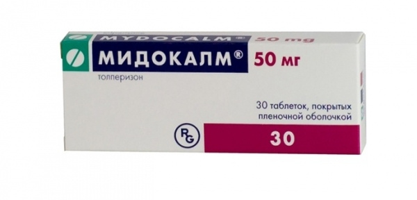 МИДОКАЛМ табл. п/плен. оболочкой 50 мг №30