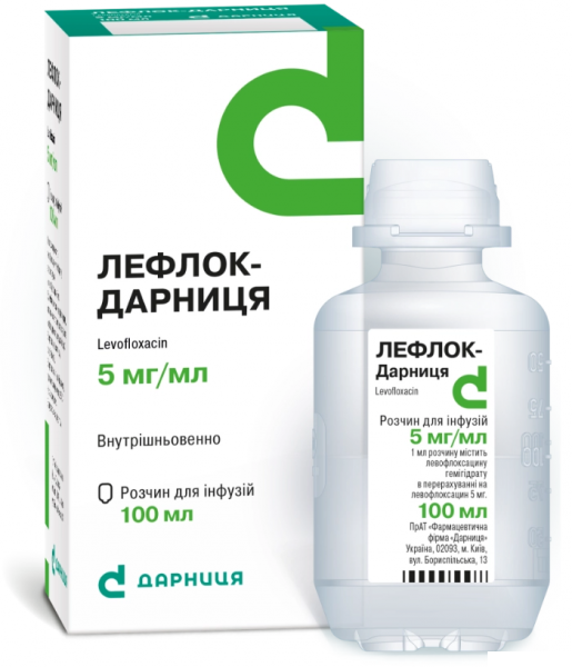 ЛЕФЛОК-ДАРНИЦА р-р д/инф. 5 мг/мл фл. 100 мл
