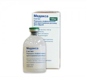 МЕДАКСА лиофил. порошок д/инф. 100 мг №1