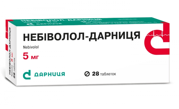 НЕБИВОЛОЛ-ДАРНИЦА табл. 5 мг №28