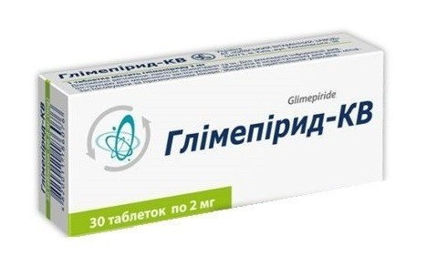 ГЛИМЕПИРИД-КВ табл. 2 мг блистер №30