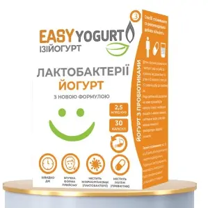 ЙОГУРТ Easy yogurt комплекс лактобактерий капс. 500мг №30