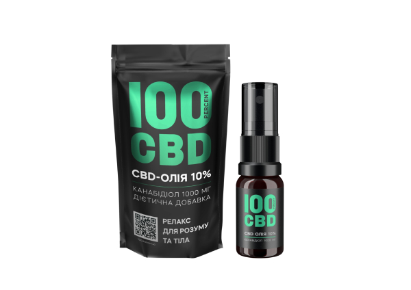 CBD каннабидиол масло 10% 10мл